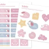 29 Pegatinas para Objetos Magical Unicorn