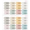 40 Pegatinas para Objetos Pastel Nordic Estrella