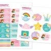 30 Pegatinas para Objetos Princesa