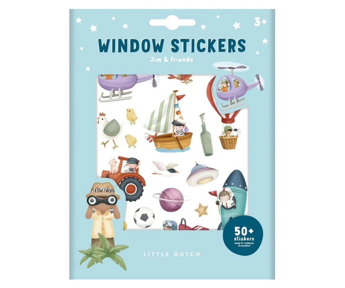 Pegatinas para Ventana Jim & Friends