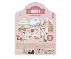 Pegatinas Reutilizables House Rosa
