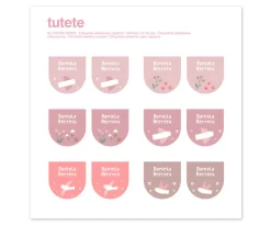 12 Pegatinas Zapatos Blossom Birds