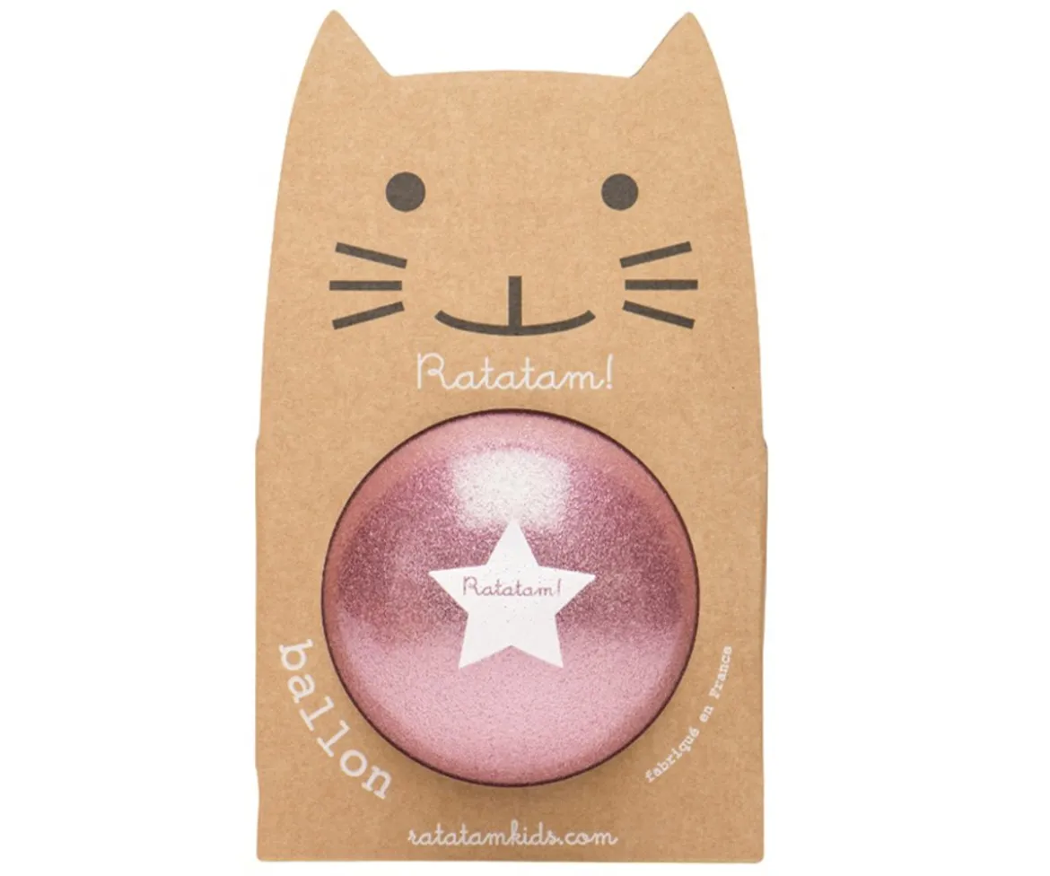 Pelota Glitter Rosa 15 cm
