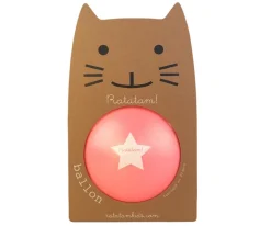 Pelota Glitter Rosa Neón 15 cm