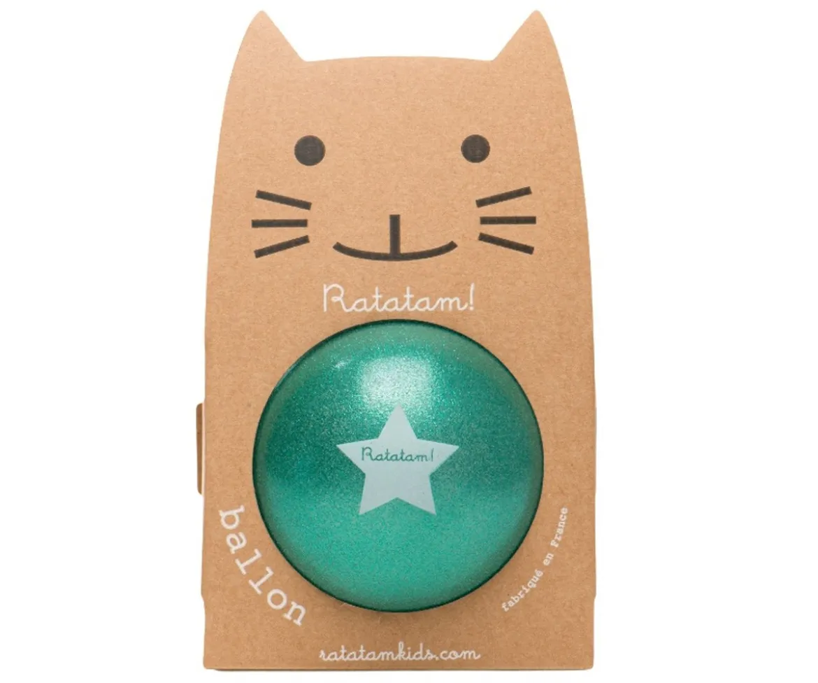 Pelota Glitter Verde 15 cm