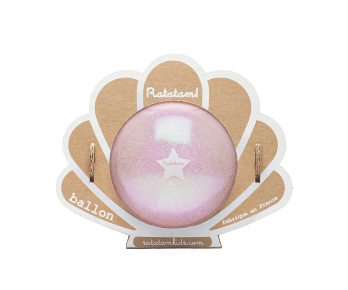 Pelota Shell Rosa 10 cm