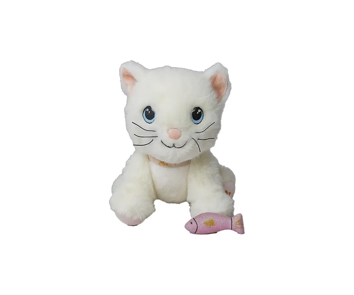 Peluche Articulado Dinkum Cat Lux White
