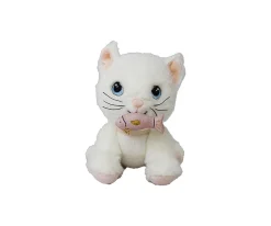 Peluche Articulado Dinkum Cat Lux White