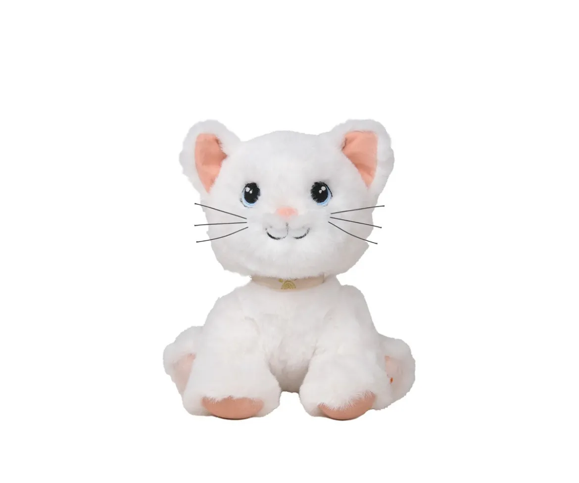 Peluche Articulado Dinkum Cat Lux White