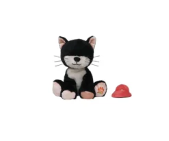 Peluche Binky Kitten Kit Black and White