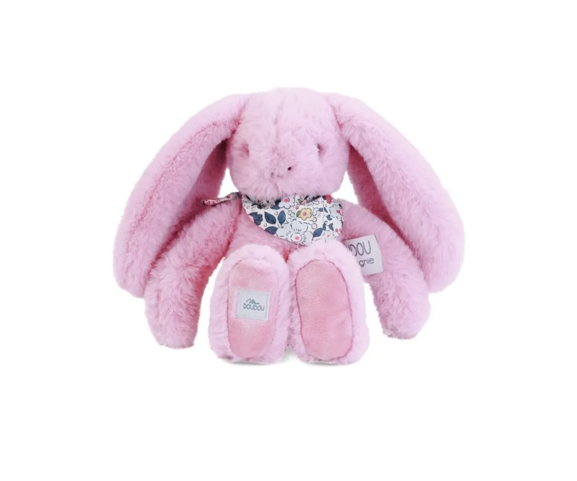 Peluche Conejito Rosa Fleurette 25 cm Personalizable