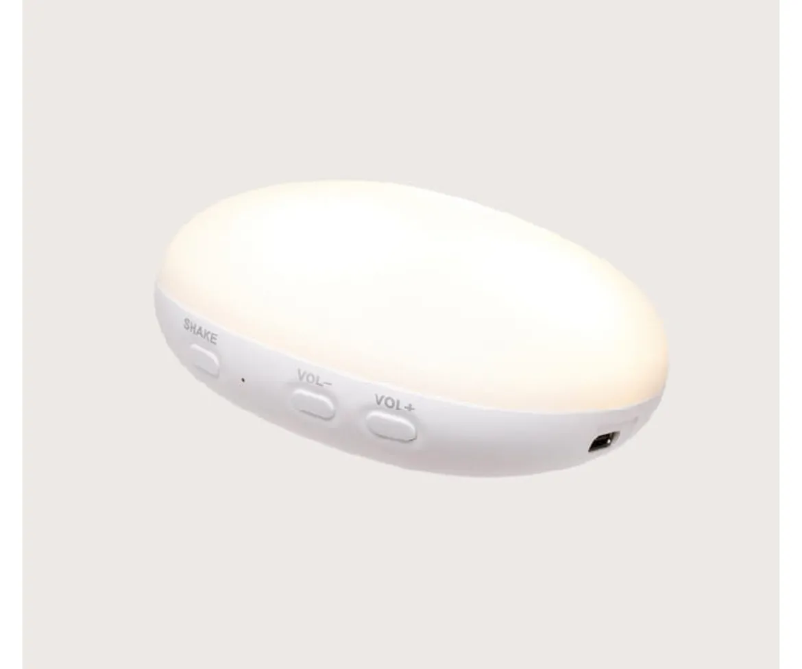 Peluche Luz-Sonido Conejo Orgánico Moonie 2.0 Gray Personalizable