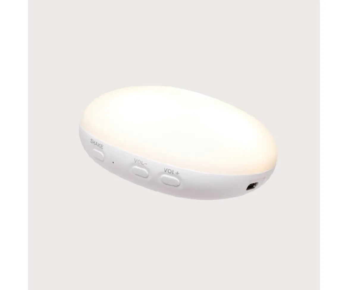 Peluche Luz-Sonido Seal Orgánico Moonie Gray
