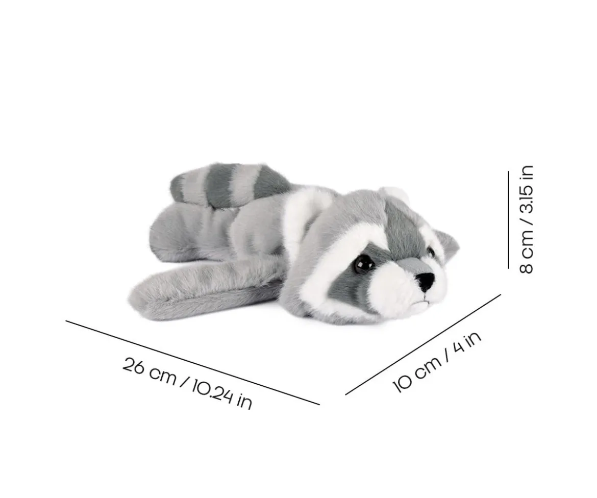 Peluche Pulsera Slap Mapache 25 cm