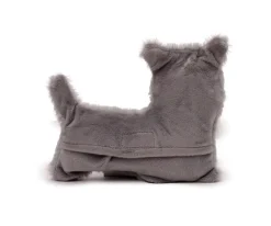 Peluche Térmico de Semillas para Microondas Perro Schnauzer