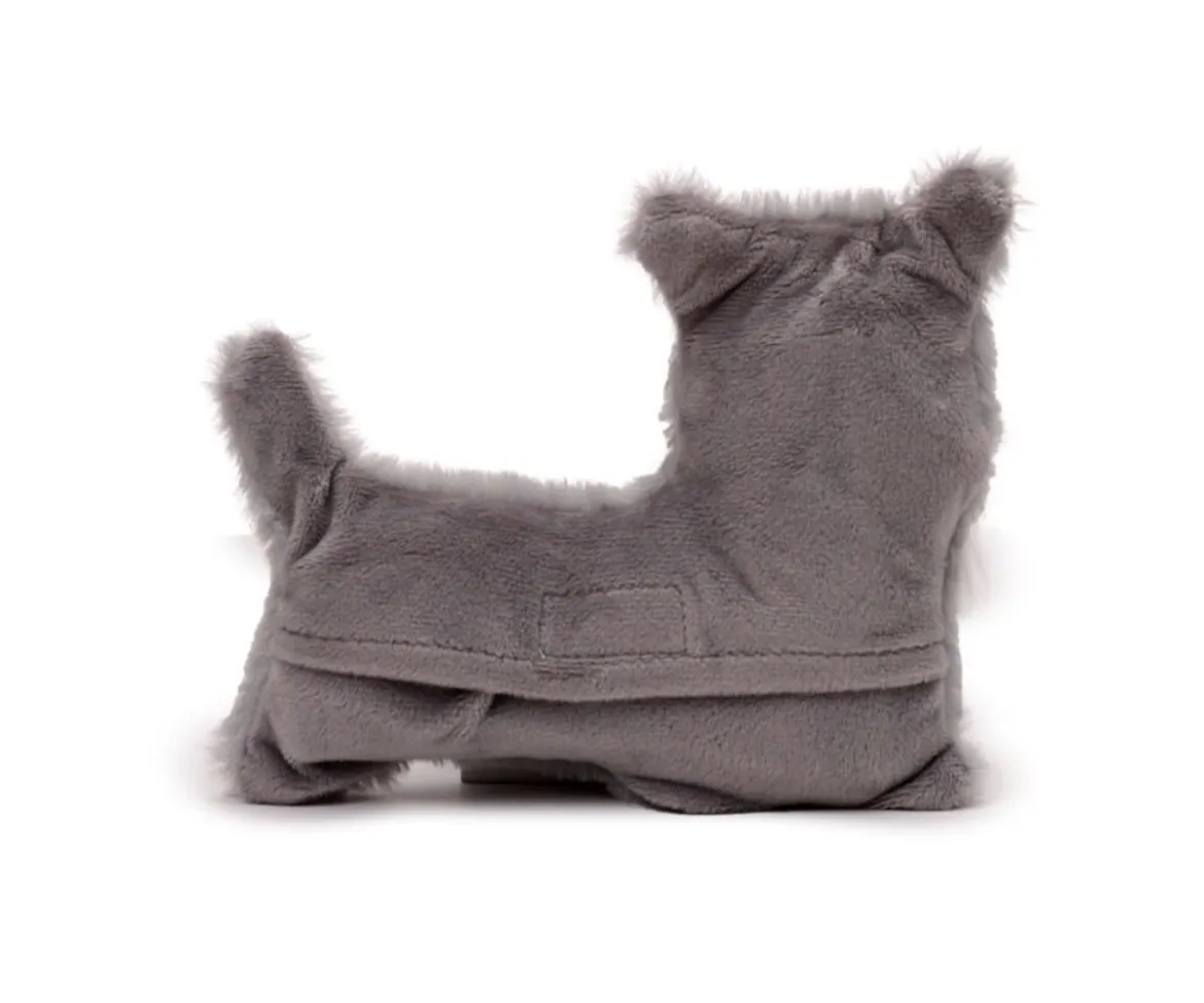 Peluche Térmico de Semillas para Microondas Perro Schnauzer