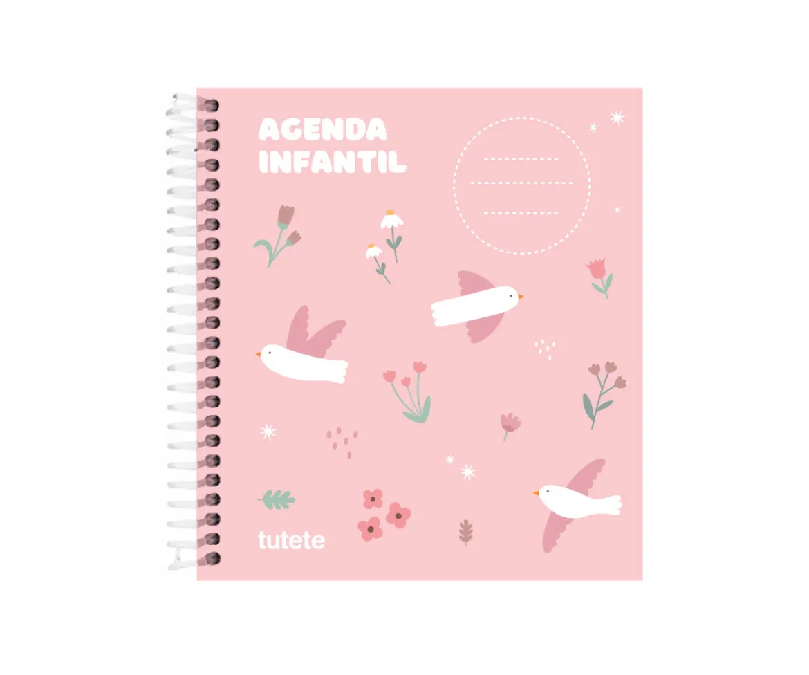 Pequeña Agenda Guardería Personalizable Blossom Birds