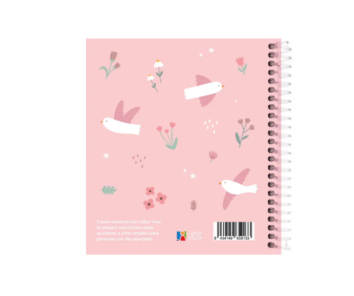 Pequeña Agenda Guardería Personalizable Blossom Birds