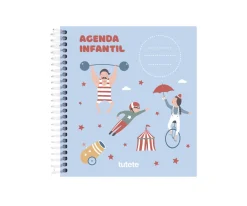 Pequeña Agenda Guardería Personalizable Circus Show