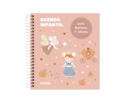 Pequeña Agenda Guardería Personalizable Mouse Fairies