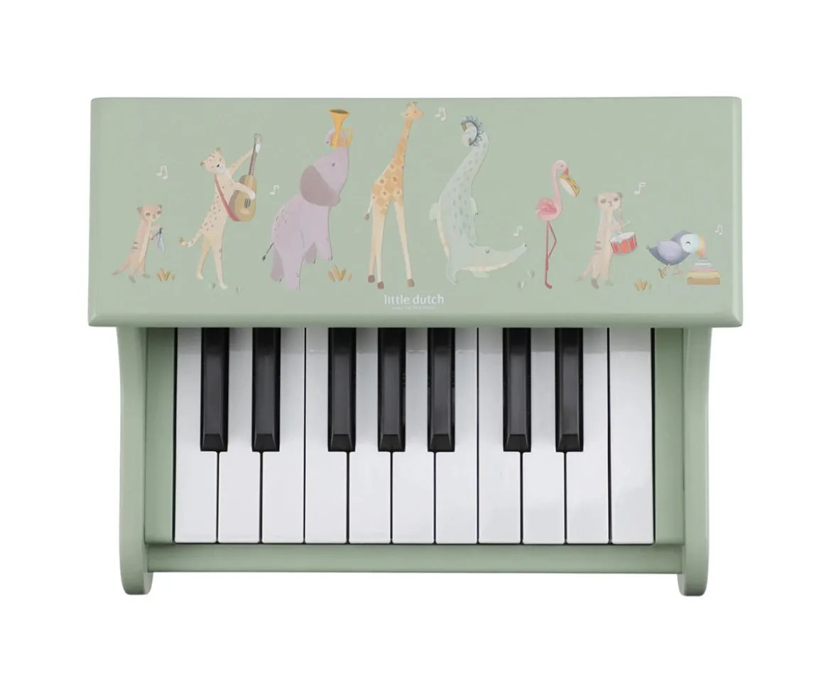 Piano de Madera Verde FSC Safari Friends