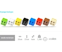200 Piezas de Construcción Classic CUBE