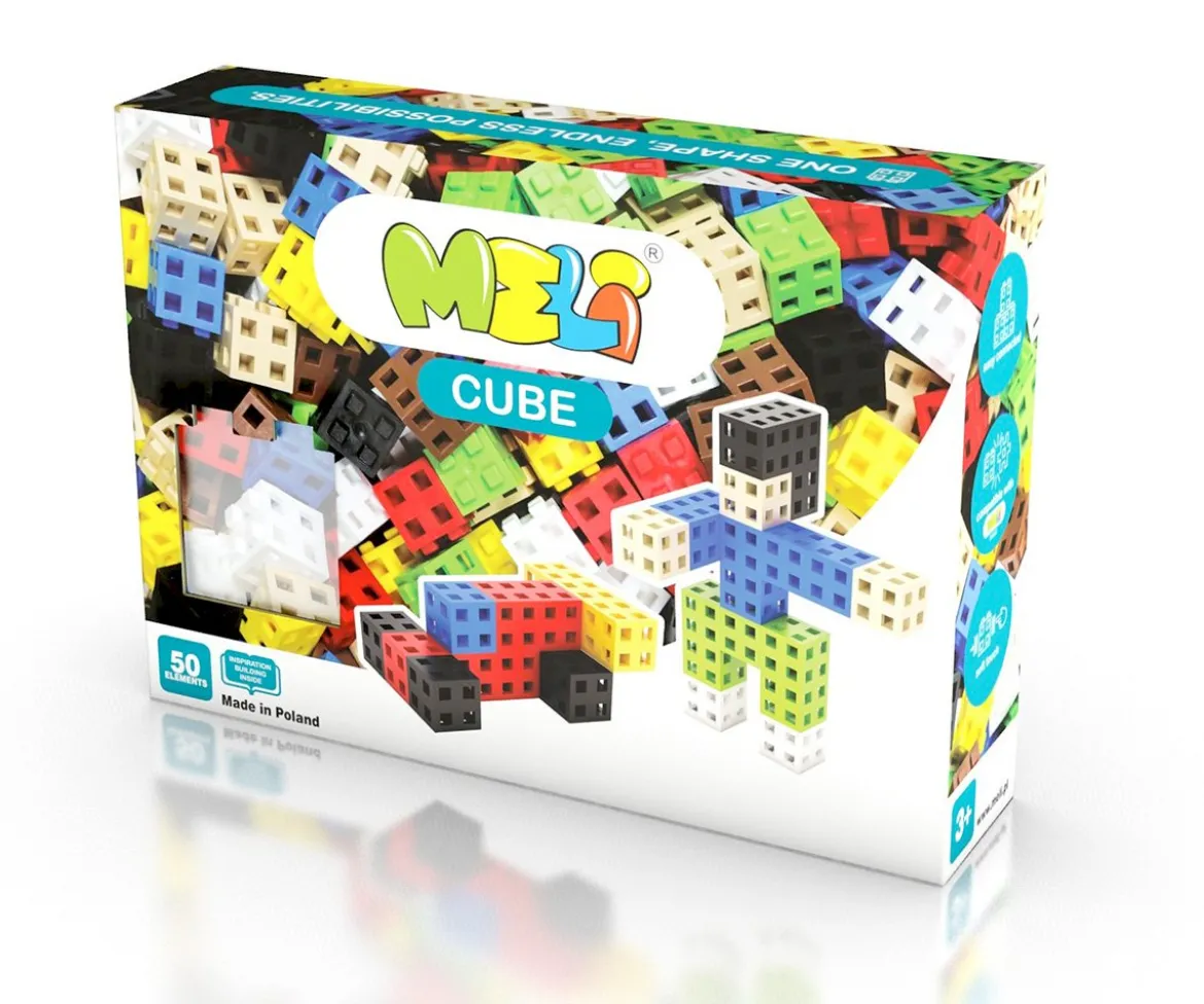 50 Piezas de Construcción Classic CUBE