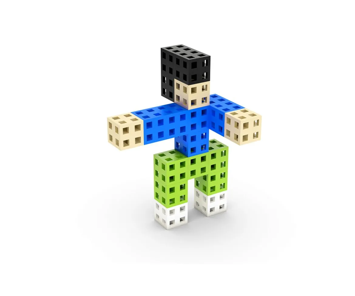 50 Piezas de Construcción Classic CUBE