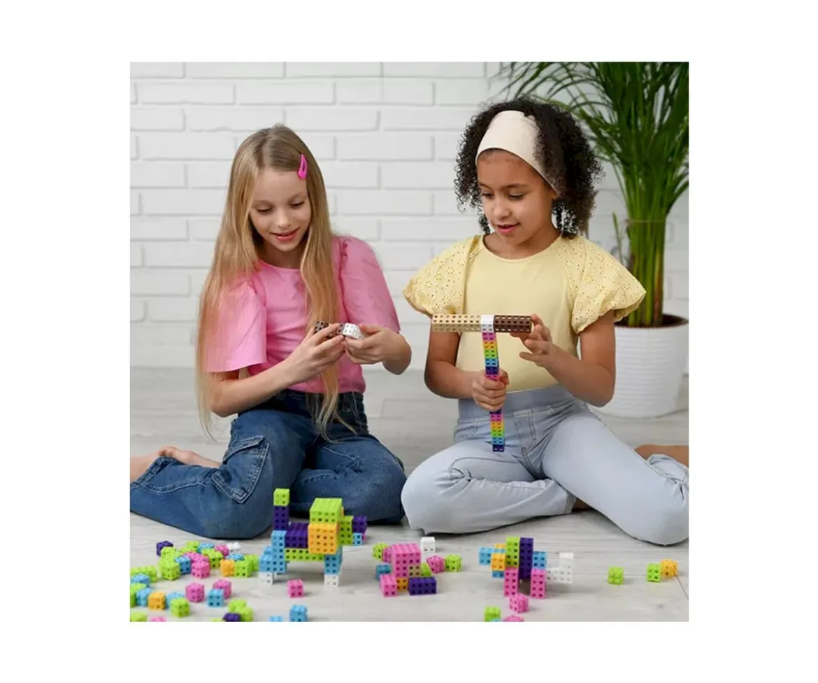 100 Piezas de Construcción Meli Classic CUBE Pink