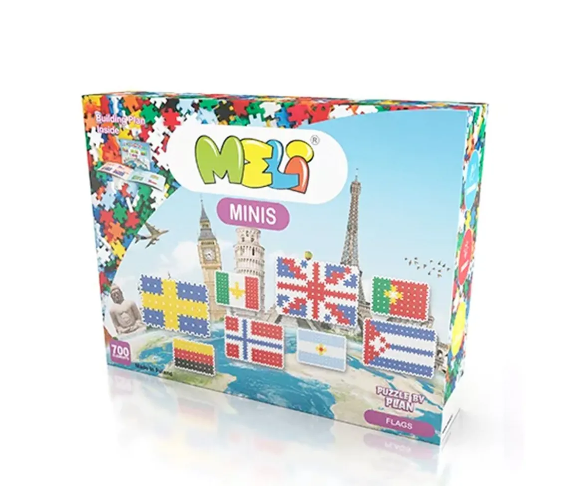 Piezas de Construcción Minis Tematic Flags