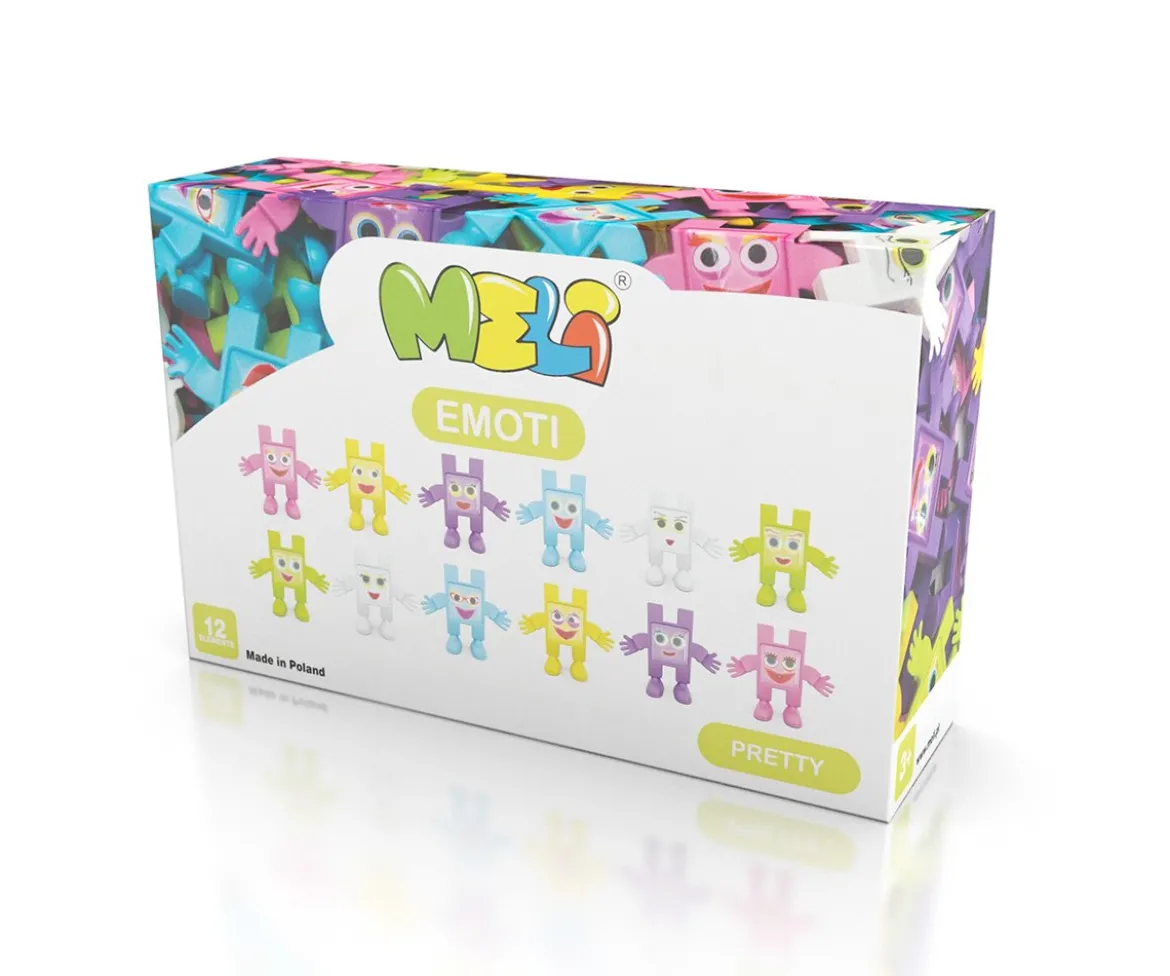 12 Piezas Emoti Meli Pretty