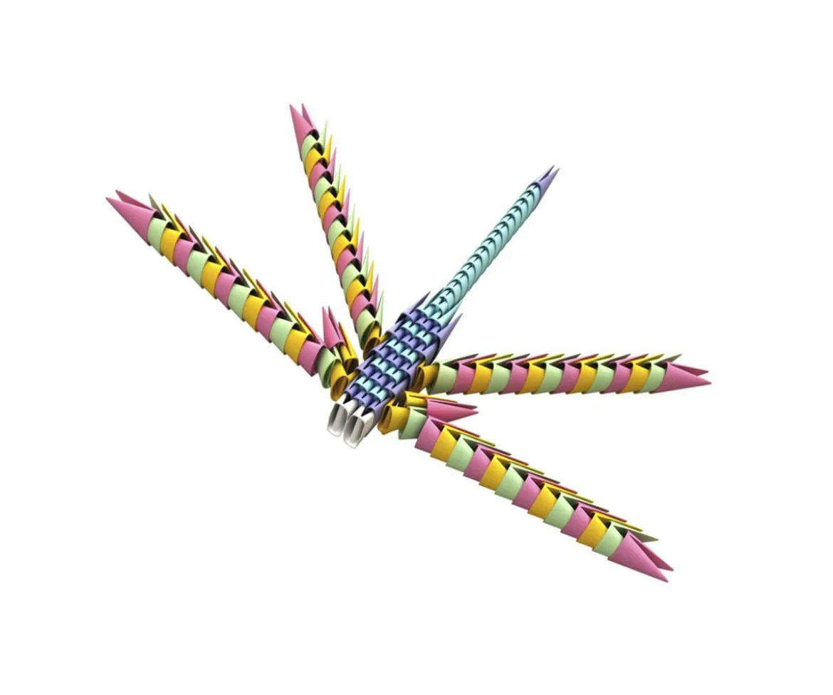 500 Piezas Pastel Gami