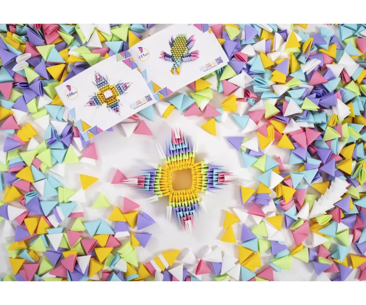 500 Piezas Pastel Gami