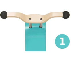 Pieza 1 Top Mini-Flip Turquesa
