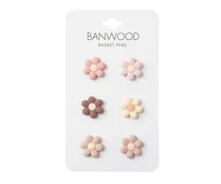 Pines Decorativos Cestas Banwood Flores