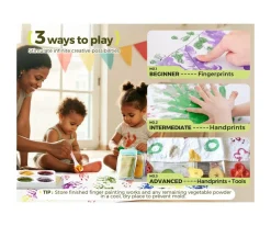 Pintura Vegetal en Polvo Natural 6 Colores