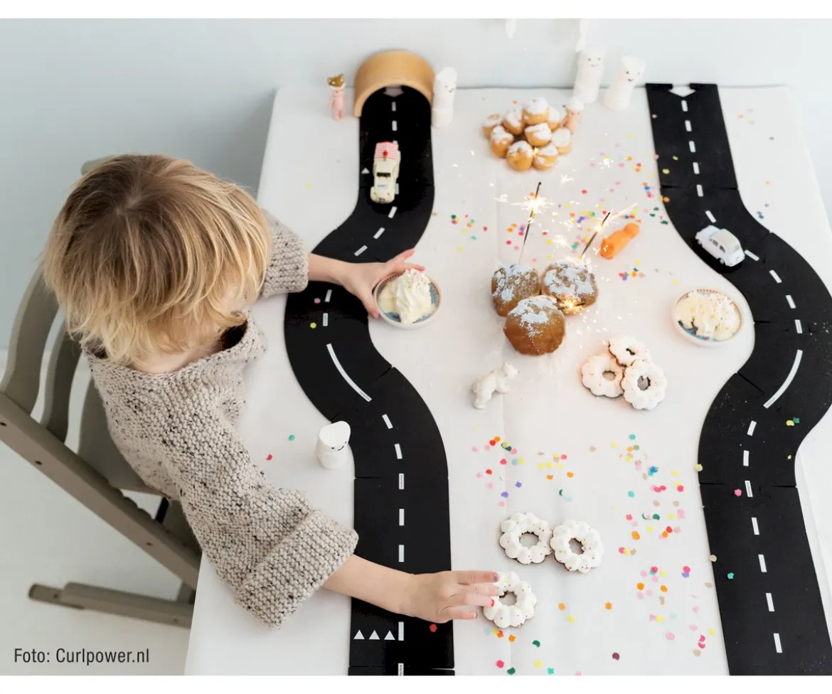 Pista de Coches Flexible 16 Piezas