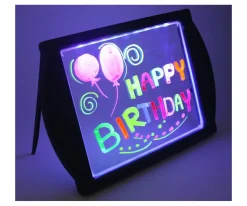 Pizarra de Dibujo Luminosa Glow Art Negra