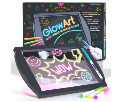 Pizarra de Dibujo Luminosa Glow Art Negra