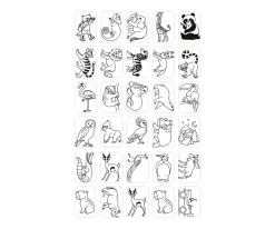 Plantillas KidyDraw Mini Érase Una Vez y Animales