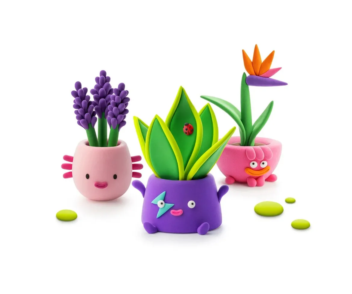 Plastilina Interactica Plant Folks (15 botes)