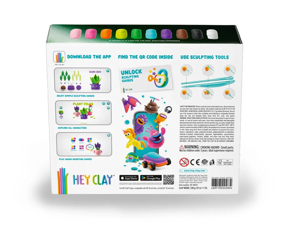 Plastilina Interactica Plant Folks (15 botes)