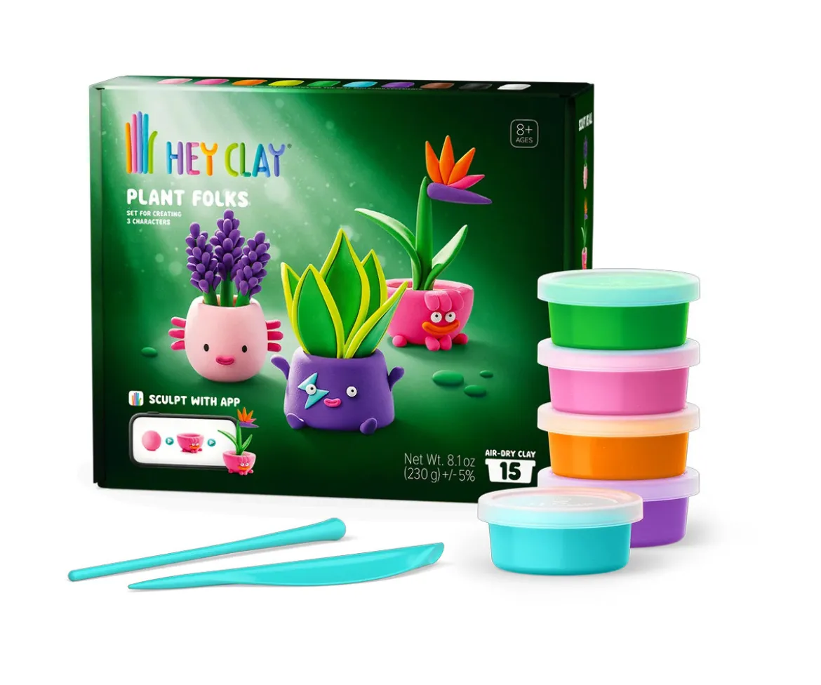 Plastilina Interactica Plant Folks (15 botes)