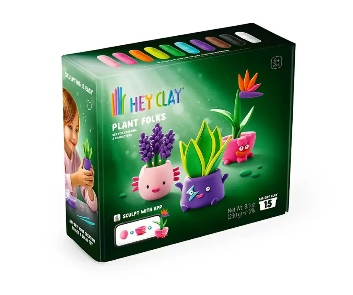 Plastilina Interactica Plant Folks (15 botes)