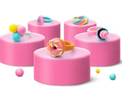 Plastilina Interactiva Anillos Dulces (3 botes)