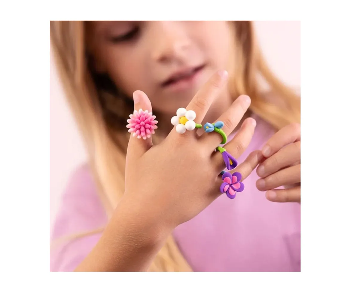 Plastilina Interactiva Anillos Florales (3 botes)