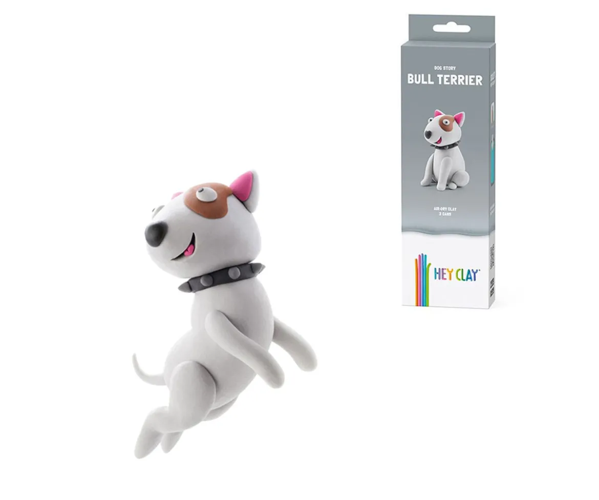 Plastilina Interactiva Bull Terrier (3 colores)