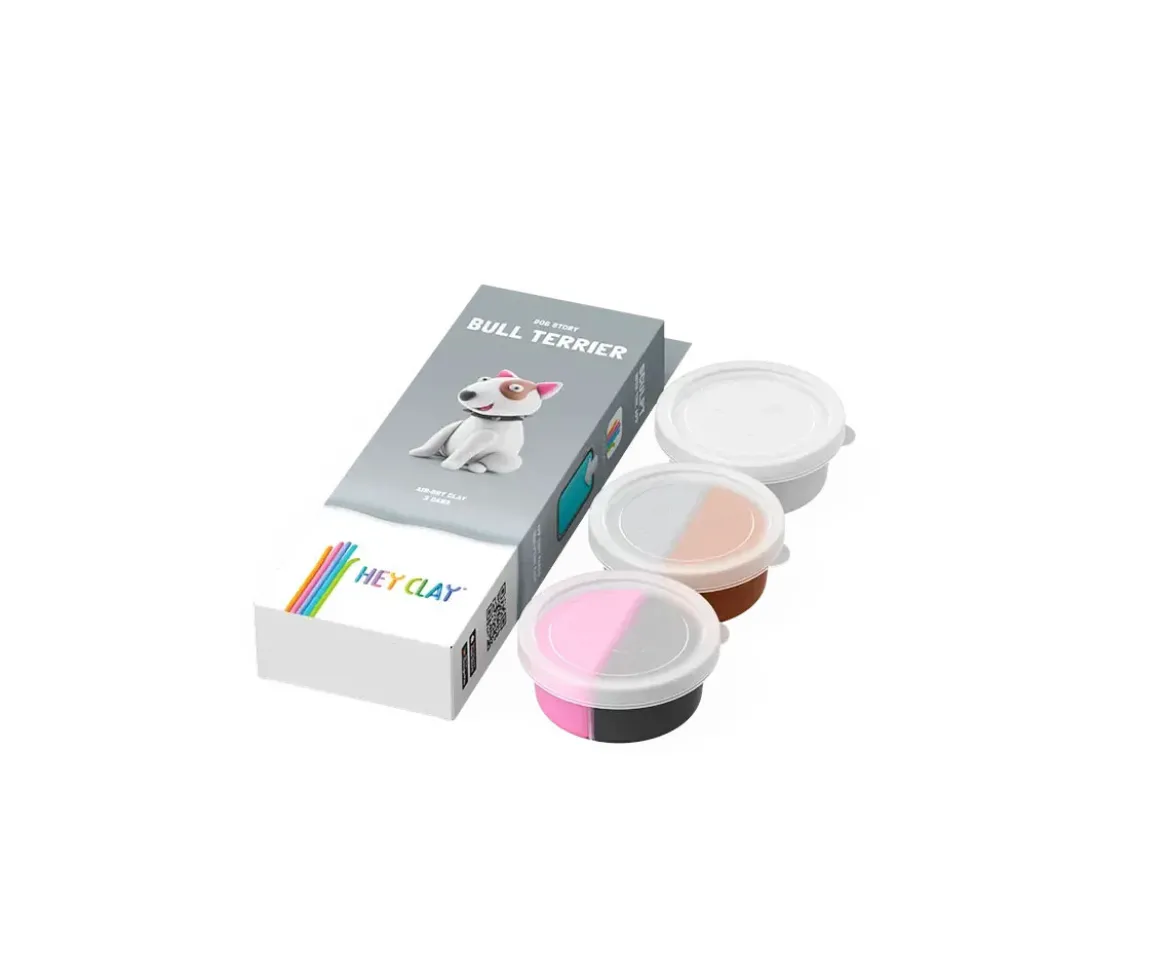Plastilina Interactiva Bull Terrier (3 colores)