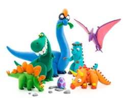 Plastilina Interactiva Dinosaurios (15 botes)