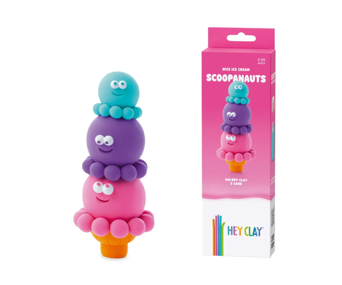 Plastilina Interactiva Scoopanauts (3 botes)